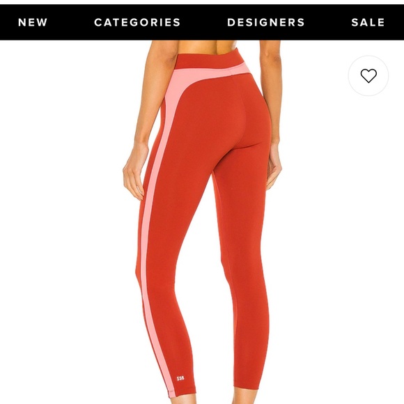 Splits59 Dream High Waist Legging Size Small in Navy/Red - Picture 6 of 7